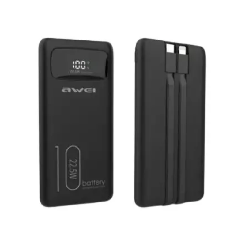 Awei P168K 22.5W Power Bank With Type-C & Lightning Cable