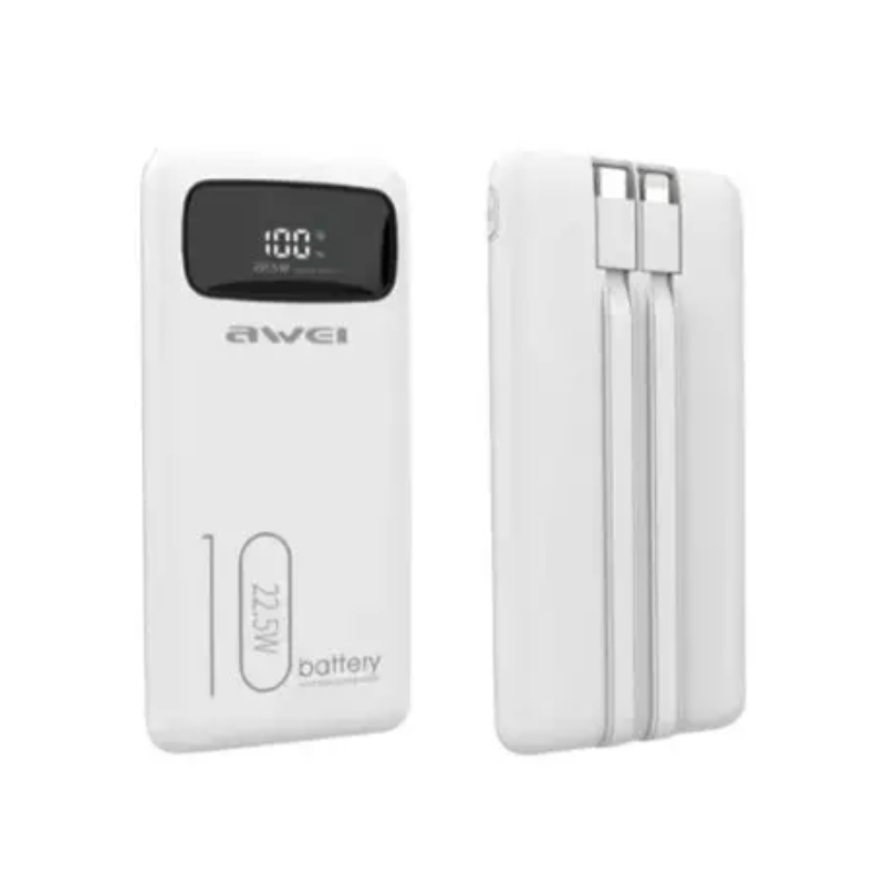 Awei P168K 22.5W Power Bank With Type-C & Lightning Cable