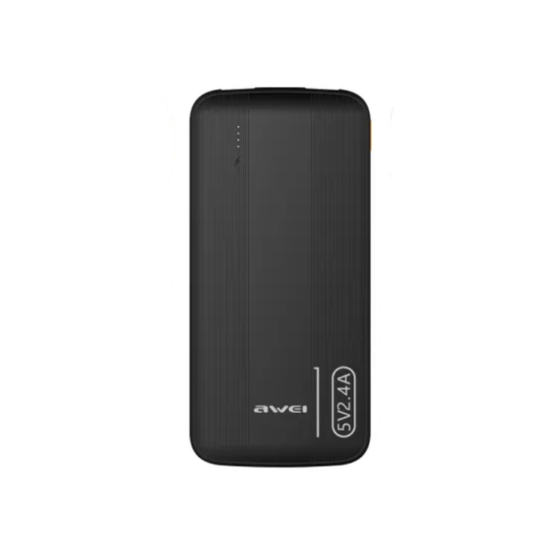 Awei P20K Dual Output 2.4A Slim Power Bank - 10000mAh