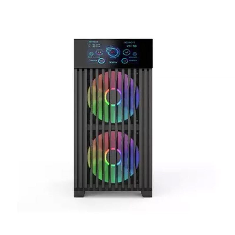 MONARCH M9 PRO MAX X3 ARGB ATX Mid-Tower Gaming Case with LCD Display