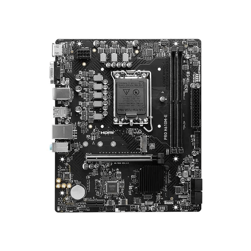MSI PRO H610M-E DDR5 Intel Micro ATX Motherboard