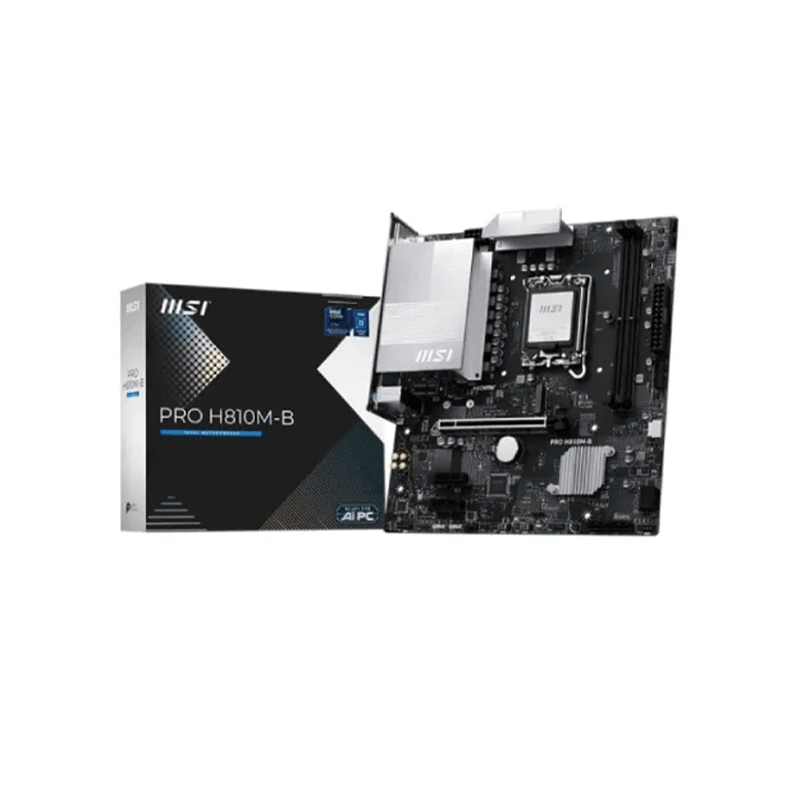 MSI PRO H810M-B DDR5 LGA1851 Micro ATX Motherboard