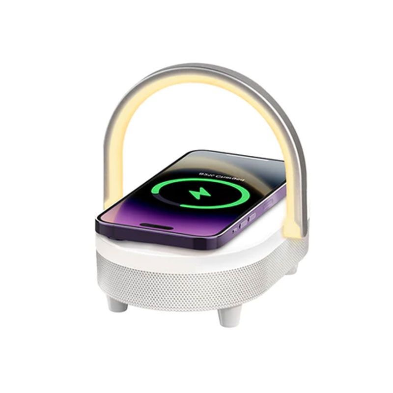 Recci RLS-L16 4-in-1 Speaker and Wireless Charger 15W