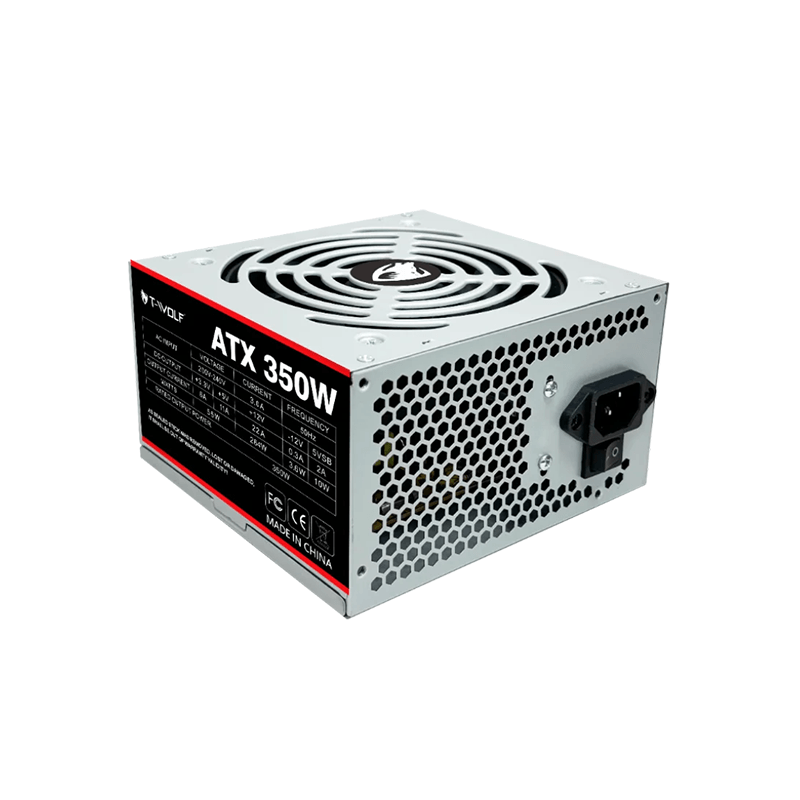T-Wolf ATX Power Supply With Cable - 350W