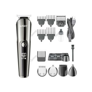 VGR V-107 Professional Washable 11 in 1 Grooming Kit