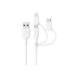 Anker PowerLine II 3-in-1 Cable - 3ft